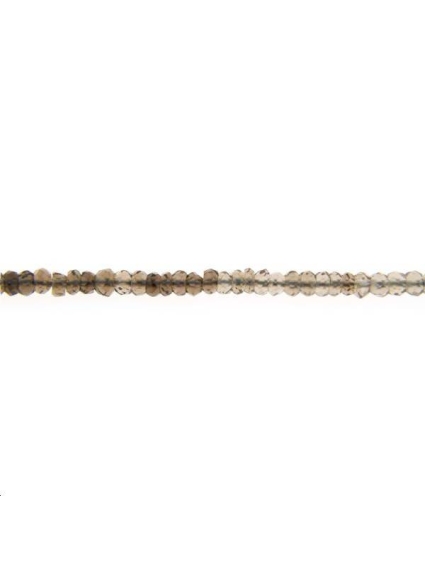 Quartz fumé rondelle facette 2,5-3m  Facettes moins de 8mm - 1