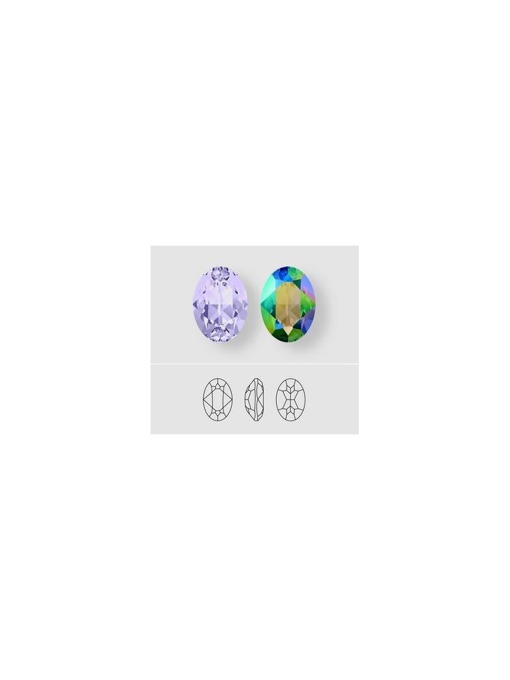 Cabochon18X13mm Indicolite foiled  Cabochons ovale 18x13mm (4120)- 3