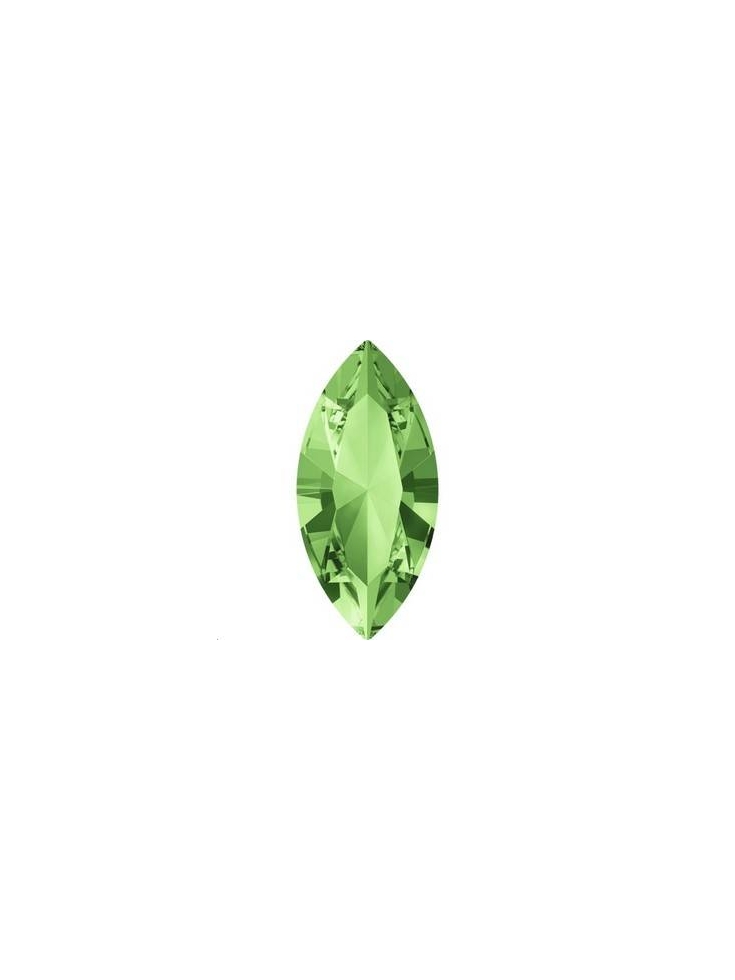 Navette 10X5 Peridot foiled  Navette 10x5mm (4200)- 2