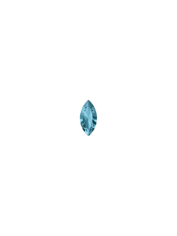 Navette 15X7mm Aquamarine foiled  Navette 15x7mm (4200)- 1
