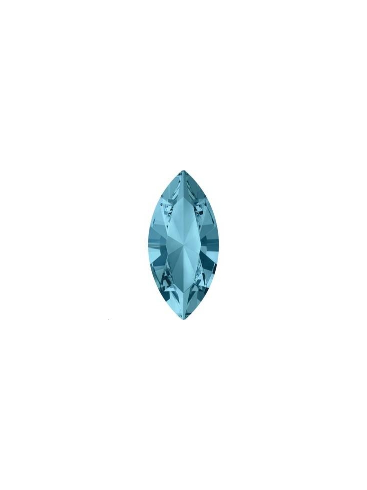 Navette 15X7mm Aquamarine foiled  Navette 15x7mm (4200)- 2
