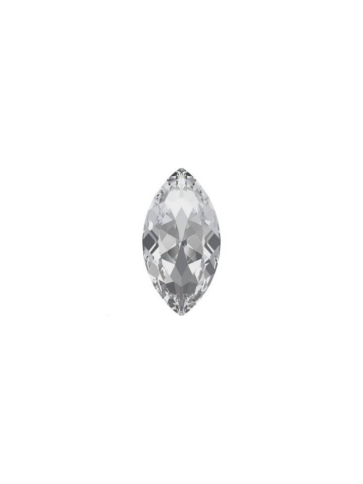 Cabochon navette 32x17mm crystal f  Cabochon navette 32x17mm (4227)- 2