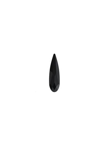 Raindrop fancy stone 11mm jet uf 2