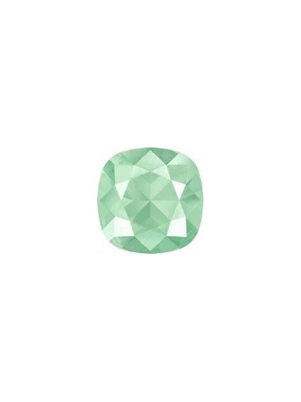 Cabochon carré 10mm cr mint green  2