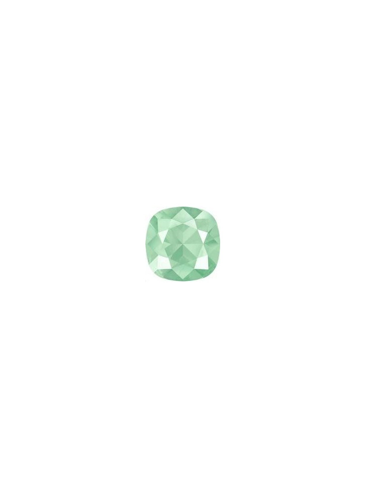 Cabochon carré 10mm cr mint green   Cabochons carré 10mm (4470)- 1