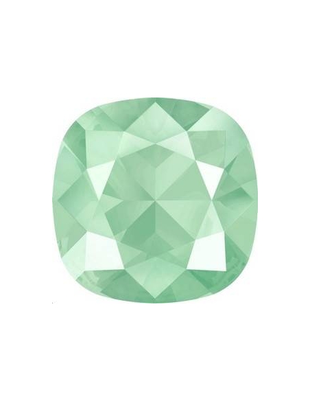 Cabochon carré 10mm cr mint green   Cabochons carré 10mm (4470)- 2 Cabochon carré 10mm cr mint green   Cabochons carré 10mm (4470)- 2