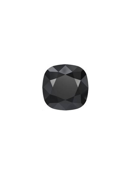 Cabochon carré 10mm jet unfoiled 2