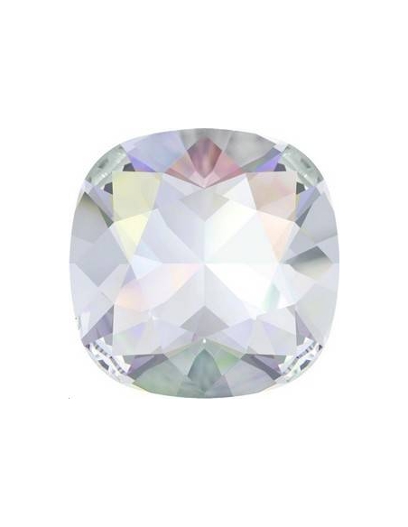 Cabochon 12mm Crystal AB F  Cabochons carré 12mm (4470)- 2 Cabochon 12mm Crystal AB F  Cabochons carré 12mm (4470)- 2