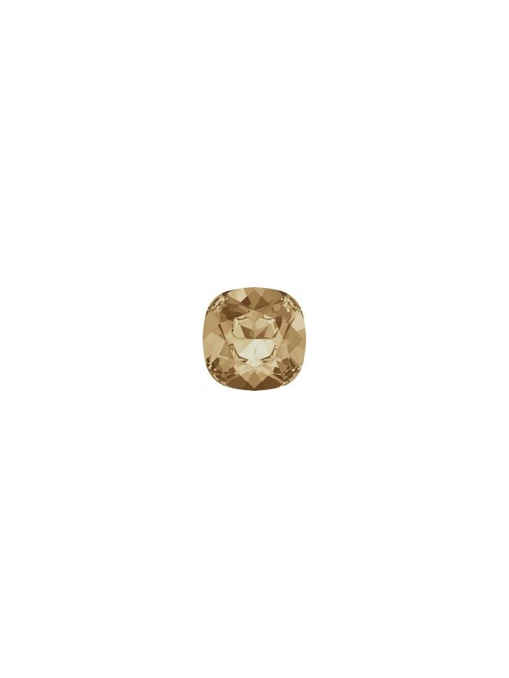 Cabochon 12mm cr. golden shadow F  Cabochons carré 12mm (4470)- 1