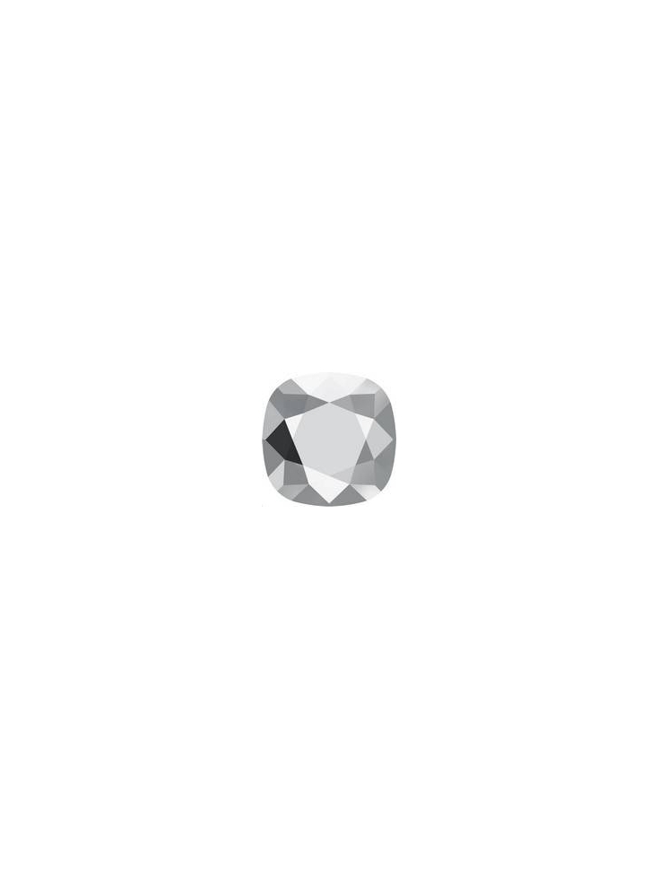 Cabochon 12mm crystal L. chrome F  Cabochons carré 12mm (4470)- 1