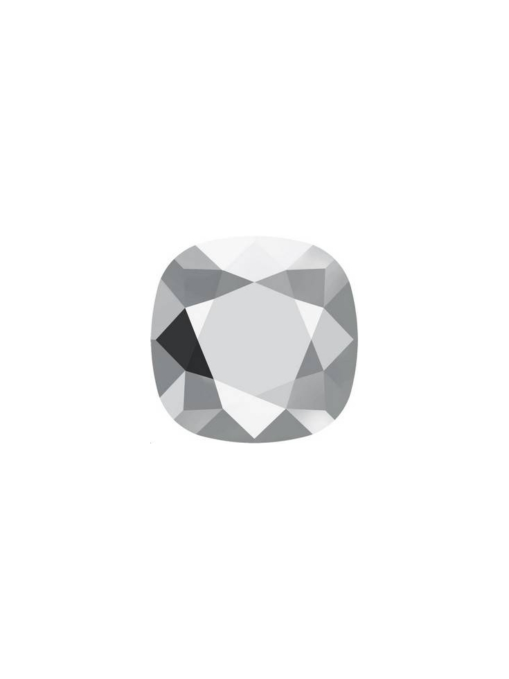Cabochon 12mm crystal L. chrome F  Cabochons carré 12mm (4470)- 2
