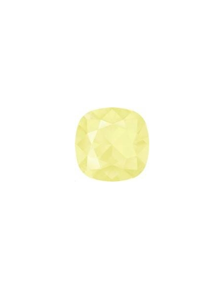 Cabochon 12mm cr powder yellow F  Cabochons carré 12mm (4470)- 1