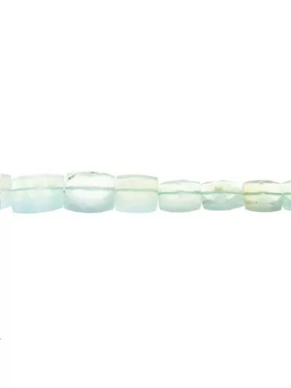 Chrysoprase rectangle facettes 6x8mm  Les lots de rondes facettes 2 à 8mm- 1