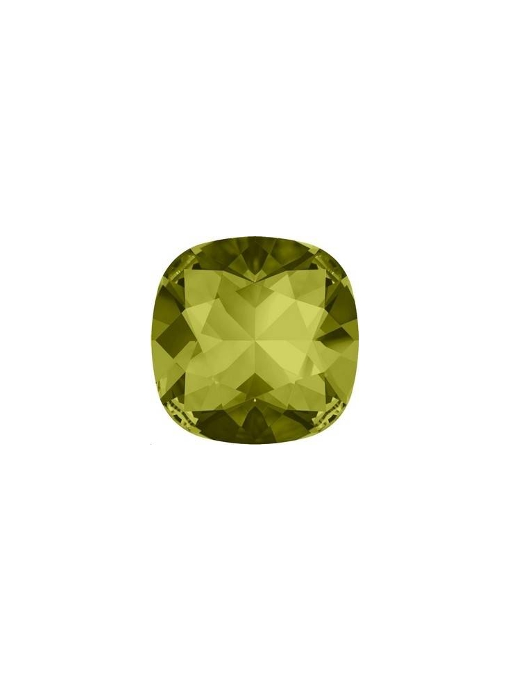 Cabochon 12mm Khaki F  Cabochons carré 12mm (4470)- 2