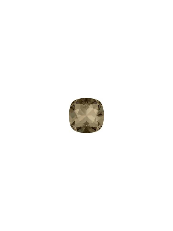 Cabochon 12mm smoky quartz F  Cabochons carré 12mm (4470)- 1