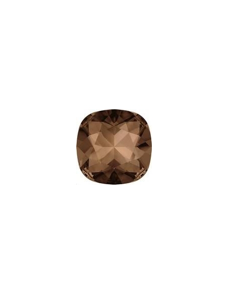 Cabochon 12mm Smoked topaz F  Cabochons carré 12mm (4470)- 1