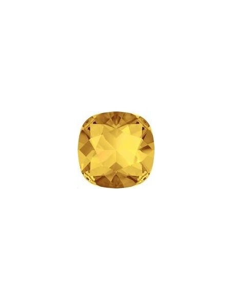 cabochon 12mm sunflower F  Cabochons carré 12mm (4470)- 1