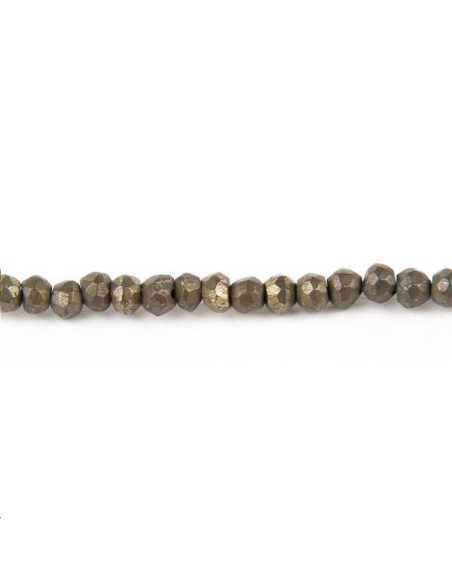 Pyrite rondelle facettes 2,5-3,5mm  Les lots de rondes facettes 2 à 8mm- 1