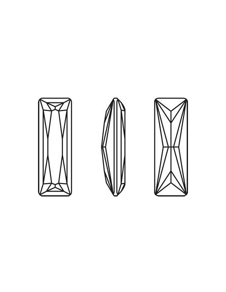 Baguette 21x7mm L.smoked topaz F  Princess Baguette 21X7mm- 3 Baguette 21x7mm L.smoked topaz F  Princess Baguette 21X7mm- 3