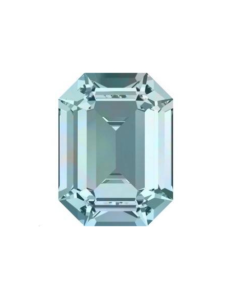 Cabochon14X10mm Ind.sapphire foiled  Octogone 14x10mm (4610)- 2