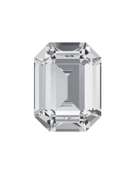 Rectangle 18X13mm Crystal foiled  Octogone 18x13mm (4610)- 2