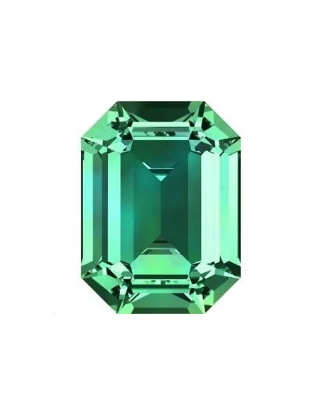 Rectangle 18X13mm Emerald foiled  Octogone 18x13mm (4610)- 2