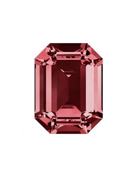 Rectangle 18X13mm Siam foiled  Octogone 18x13mm (4610)- 2