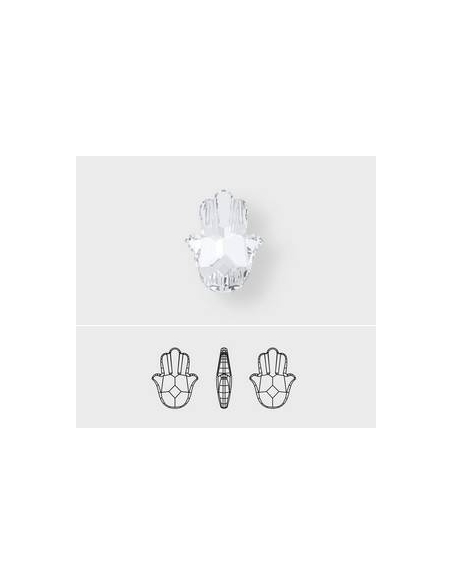 fatima hand 18x13,7mm crystal f  Fatima hand- 3