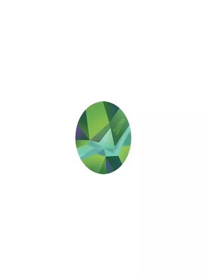 Kaputt oval 23x18mm Cr.Sca. green  2