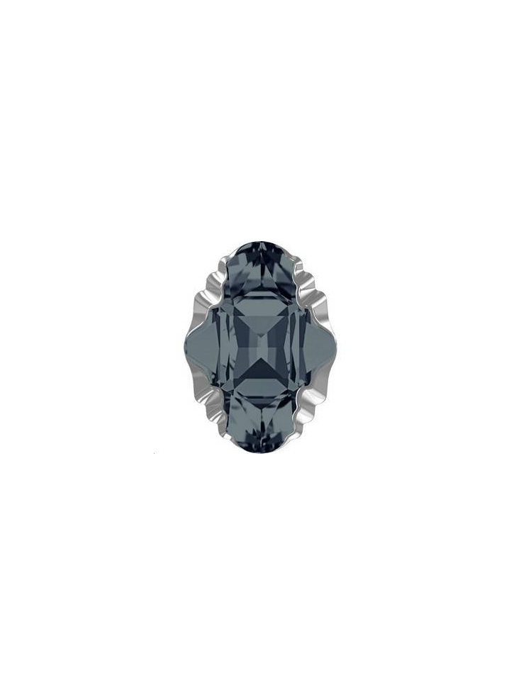 Oval tribe19x14mm graphite l chrome  Oval tribe - 2