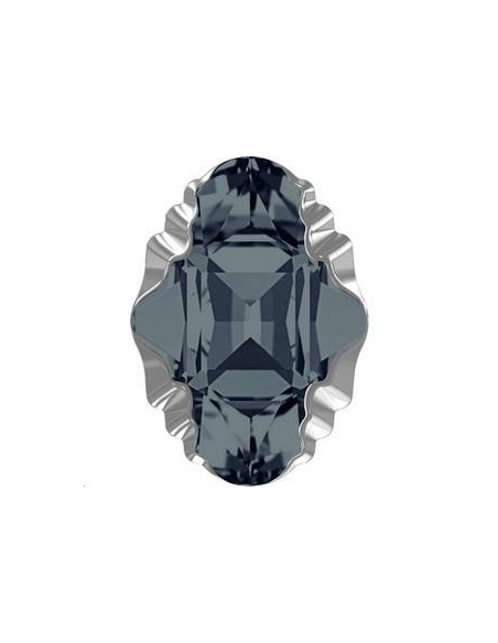 Oval tribe19x14mm graphite l chrome  Oval tribe - 2 Oval tribe19x14mm graphite l chrome  Oval tribe - 2