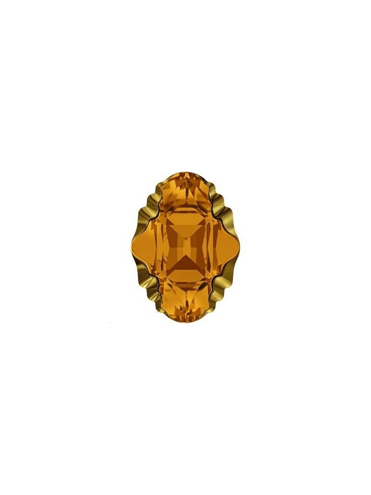 Oval tribe 19x14mm topaz dorado Z   Oval tribe - 2