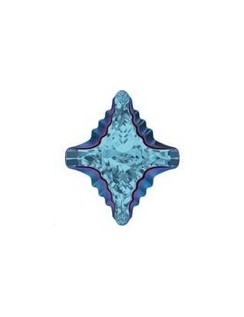 Rhombus tribe 19x17mm aqua met blue Rhombus tribe- 1