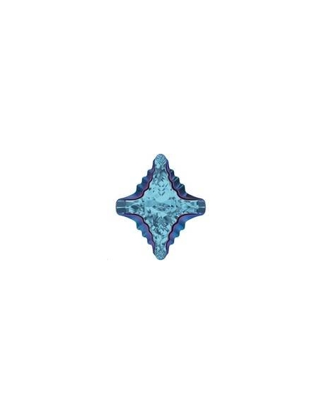Rhombus tribe 19x17mm aqua met blue  Rhombus tribe- 1 Rhombus tribe 19x17mm aqua met blue  Rhombus tribe- 1