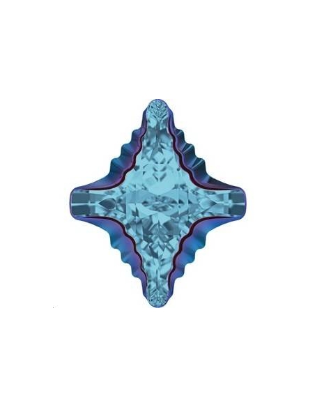 Rhombus tribe 19x17mm aqua met blue  Rhombus tribe- 2 Rhombus tribe 19x17mm aqua met blue  Rhombus tribe- 2
