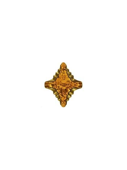 Rhombus tribe 19x17mm topaz dorado 2