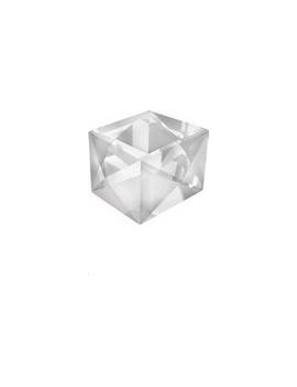 Tilted dice 19mm crystal foiled Tilted dice - 1