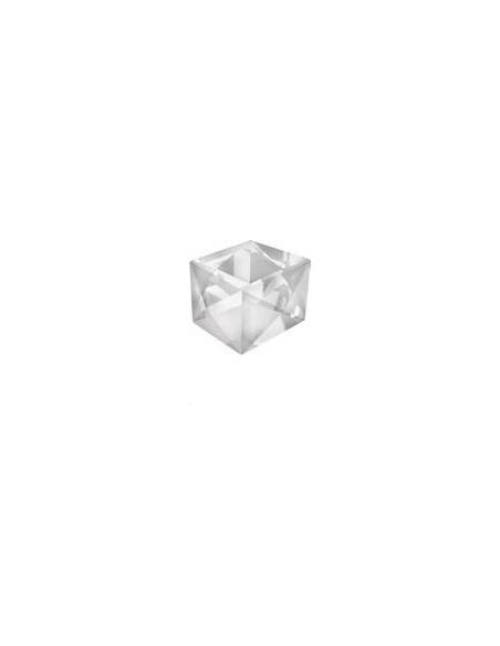 Tilted dice 19mm crystal foiled  Tilted dice - 1 Tilted dice 19mm crystal foiled  Tilted dice - 1