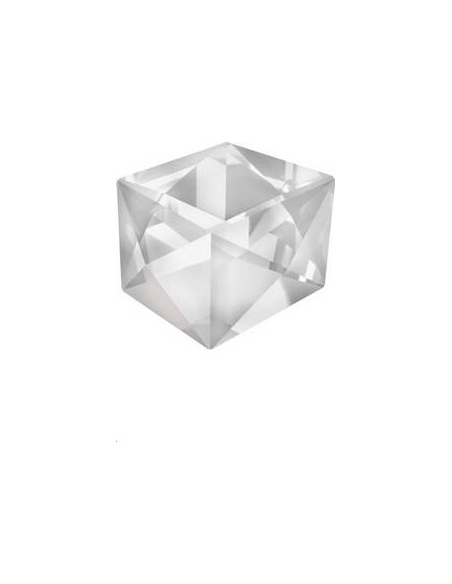 Tilted dice 19mm crystal foiled  Tilted dice - 2 Tilted dice 19mm crystal foiled  Tilted dice - 2