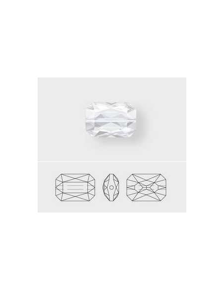 Emerald cut bead 14x9,5mm C mt sun  Perles taille émeraude  Swarovski (5515)- 3