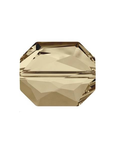 Perle graphic 12x10MM Cr go shadow  Perles graphic Swarovski (5520)- 2 Perle graphic 12x10MM Cr go shadow  Perles graphic Swarovski (5520)- 2