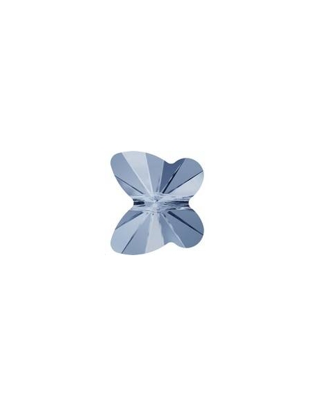 papillon 10mm denim blue  Papillons 10mm- 1 papillon 10mm denim blue  Papillons 10mm- 1