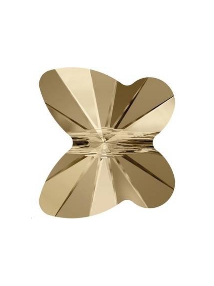 papillon 12mm Crystal golden shadow  Papillons 12mm- 1 2