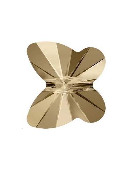 papillon 12mm Crystal golden shadow  Papillons 12mm- 2 papillon 12mm Crystal golden shadow  Papillons 12mm- 2