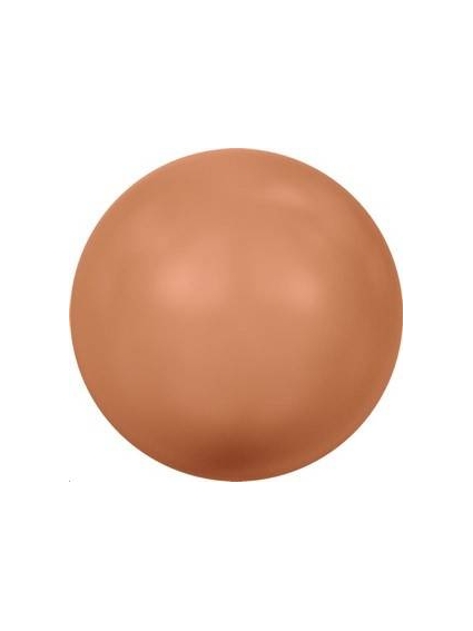 Nacre ronde 10mm coral  Nacrées ronde 10mm- 1 2