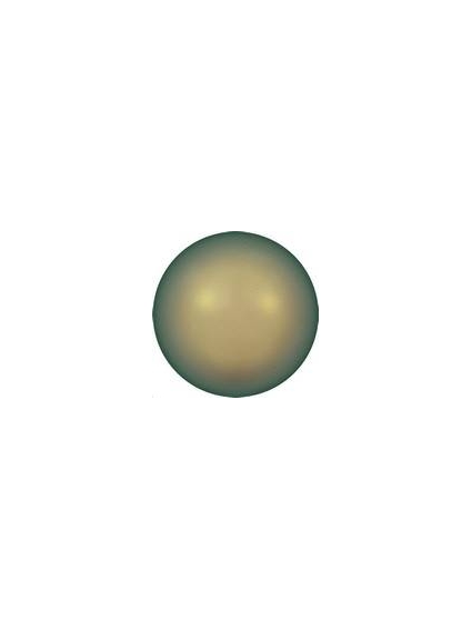 Nacre ronde 12mm iridescent green  Nacrées ronde 12mm- 1