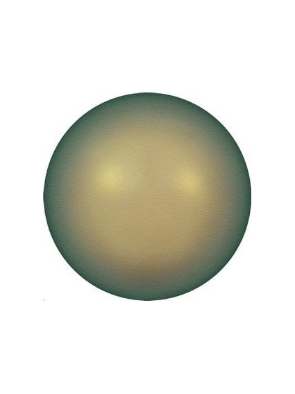 Nacre ronde 12mm iridescent green  Nacrées ronde 12mm- 1 2