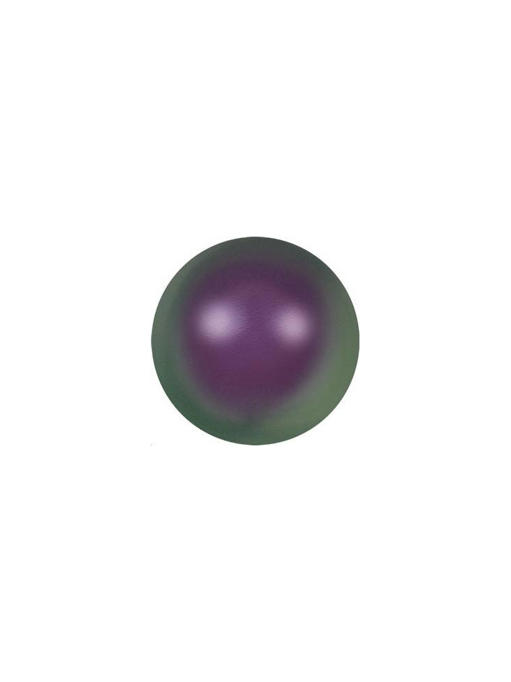 Nacre ronde 12mm iridescent purple  Nacrées ronde 12mm- 2