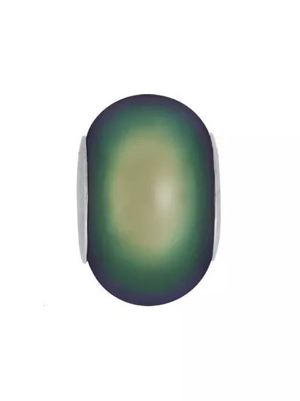 Be charmed p/st 14mm cr scara green  Becharmed Pearl & Steel- 1 2