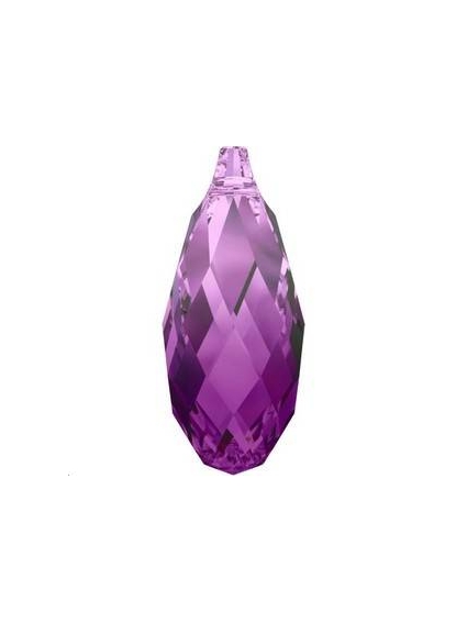 goutte briolette 11mm ameth blend  Gouttes Briolette 11mm- 1 2